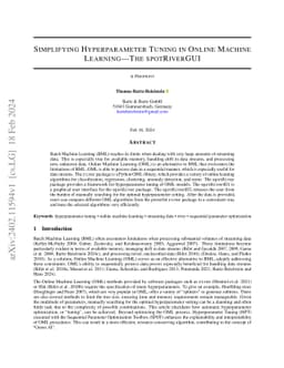 Simplifying Hyperparameter Tuning in Online Machine Learning -- The
  spotRiverGUI