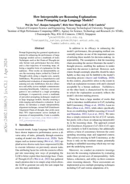 How Interpretable are Reasoning Explanations from Prompting Large
  Language Models?