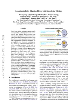 Learning to Edit: Aligning LLMs with Knowledge Editing