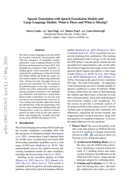 Speech Translation with Speech Foundation Models and Large Language
  Models: What is There and What is Missing?