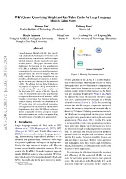 WKVQuant: Quantizing Weight and Key/Value Cache for Large Language
  Models Gains More