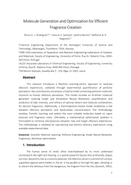 Molecule Generation and Optimization for Efficient Fragrance Creation