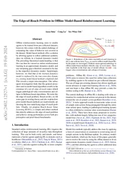 The Edge-of-Reach Problem in Offline Model-Based Reinforcement Learning