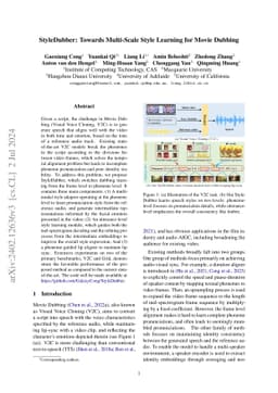 StyleDubber: Towards Multi-Scale Style Learning for Movie Dubbing