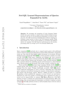 SoftQE: Learned Representations of Queries Expanded by LLMs