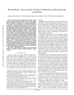 BronchoTrack: Airway Lumen Tracking for Branch-Level Bronchoscopic
  Localization