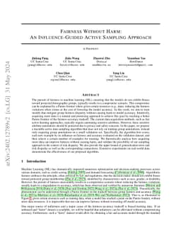 Fairness Without Harm: An Influence-Guided Active Sampling Approach