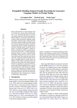 PromptKD: Distilling Student-Friendly Knowledge for Generative Language
  Models via Prompt Tuning
