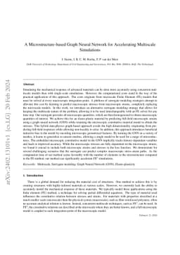 A Microstructure-based Graph Neural Network for Accelerating Multiscale
  Simulations