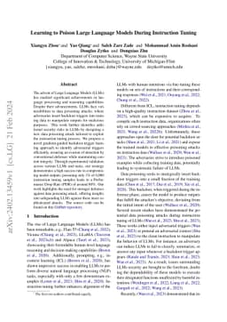 Learning to Poison Large Language Models During Instruction Tuning