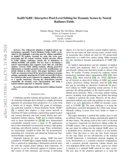 SealD-NeRF: Interactive Pixel-Level Editing for Dynamic Scenes by Neural
  Radiance Fields