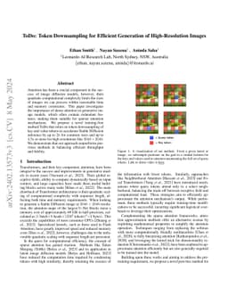 ToDo: Token Downsampling for Efficient Generation of High-Resolution
  Images
