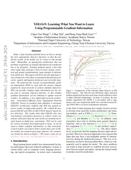 YOLOv9: Learning What You Want to Learn Using Programmable Gradient
  Information