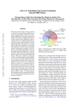$\infty$Bench: Extending Long Context Evaluation Beyond 100K Tokens