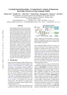Cracking Factual Knowledge: A Comprehensive Analysis of Degenerate
  Knowledge Neurons in Large Language Models