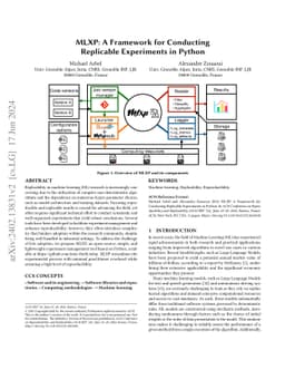 MLXP: A Framework for Conducting Replicable Experiments in Python