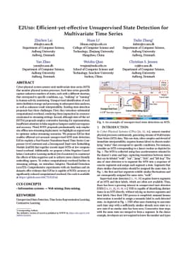 E2USD: Efficient-yet-effective Unsupervised State Detection for
  Multivariate Time Series