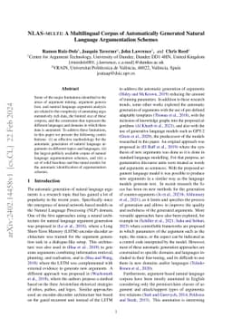 NLAS-multi: A Multilingual Corpus of Automatically Generated Natural
  Language Argumentation Schemes