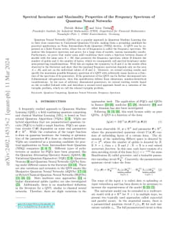 Spectral invariance and maximality properties of the frequency spectrum
  of quantum neural networks