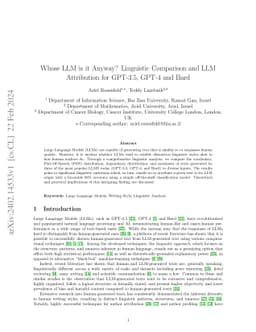 Whose LLM is it Anyway? Linguistic Comparison and LLM Attribution for
  GPT-3.5, GPT-4 and Bard
