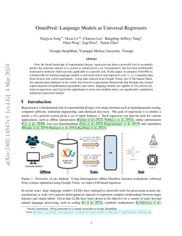 OmniPred: Language Models as Universal Regressors
