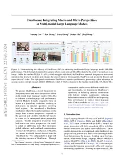 DualFocus: Integrating Macro and Micro Perspectives in Multi-modal Large
  Language Models