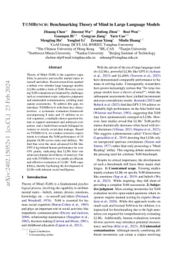 ToMBench: Benchmarking Theory of Mind in Large Language Models