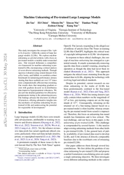 Machine Unlearning of Pre-trained Large Language Models