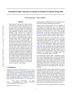 Smoothed Graph Contrastive Learning via Seamless Proximity Integration