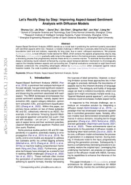 Let's Rectify Step by Step: Improving Aspect-based Sentiment Analysis
  with Diffusion Models