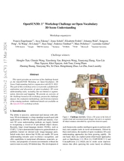 OpenSUN3D: 1st Workshop Challenge on Open-Vocabulary 3D Scene
  Understanding