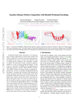 Seamless Human Motion Composition with Blended Positional Encodings