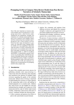 LLMs as Meta-Reviewers' Assistants: A Case Study