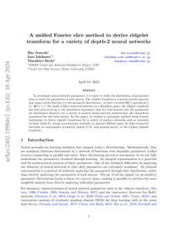 A unified Fourier slice method to derive ridgelet transform for a
  variety of depth-2 neural networks