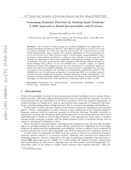 Unmasking Dementia Detection by Masking Input Gradients: A JSM Approach
  to Model Interpretability and Precision