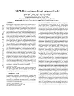 HiGPT: Heterogeneous Graph Language Model