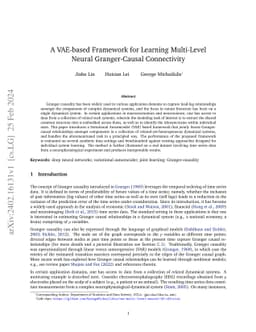 A VAE-based Framework for Learning Multi-Level Neural Granger-Causal
  Connectivity