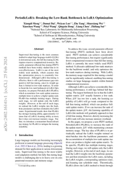 PeriodicLoRA: Breaking the Low-Rank Bottleneck in LoRA Optimization
