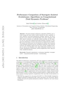 Performance Comparison of Surrogate-Assisted Evolutionary Algorithms on
  Computational Fluid Dynamics Problems