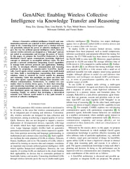 GenAINet: Enabling Wireless Collective Intelligence via Knowledge Transfer and Reasoning