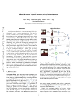 Multi-Human Mesh Recovery with Transformers