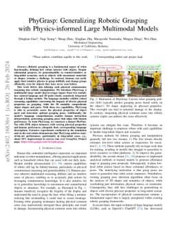 PhyGrasp: Generalizing Robotic Grasping with Physics-informed Large
  Multimodal Models