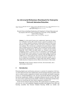 An Adversarial Robustness Benchmark for Enterprise Network Intrusion
  Detection