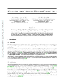 A Survey of Large Language Models in Cybersecurity