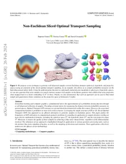 Non-Euclidean Sliced Optimal Transport Sampling