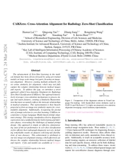 CARZero: Cross-Attention Alignment for Radiology Zero-Shot
  Classification