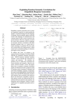 Exploiting Emotion-Semantic Correlations for Empathetic Response
  Generation