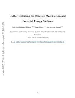 Outlier-Detection for Reactive Machine Learned Potential Energy Surfaces