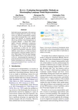 RAVEL: Evaluating Interpretability Methods on Disentangling Language
  Model Representations