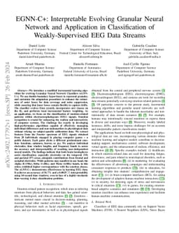 EGNN-C+: Interpretable Evolving Granular Neural Network and Application
  in Classification of Weakly-Supervised EEG Data Streams